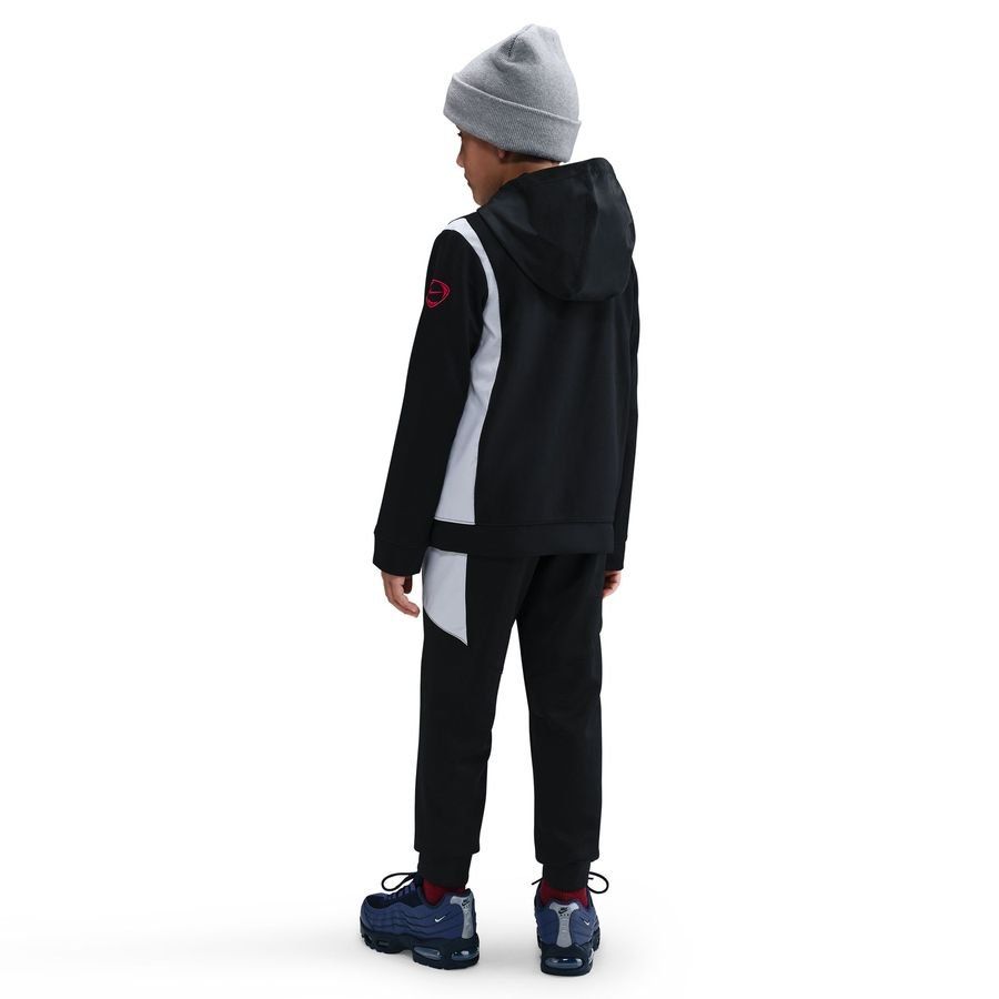 Paris Saint Germain Tracksuit NSW Woven 3rd - Black/White/Global Red Kids-SoccerKits Hub | Buy Soccer Jerseys Online